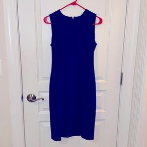Calvin Klein Blue Sleeveless Dress